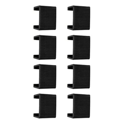 RUMINGSQG 8 Pieces Wicker Furniture Clips Sofa Clips Plastic Sofa Fasteners Clips for Outdoor Patio Garden Wicker Rattan (Inner Length: 42.5MM)