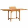 vidaXL Solid Teak Wood Garden Dining Set 5 Piece Furniture Table and Chair Outdoor Garden Patio Wooden Dinner Breakfast Chair Desk