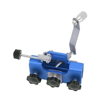 Chainsaw Sharpener Manual Mini Chainsaw Sharpening Jig Set, Hand Crank Chain Sharpener Tool with 3 Grinding Heads, Portable Convenient Chainsaw C