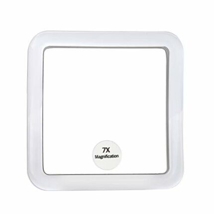 MyLadyMagic 7X Magnifying Mirror Suction Mirror Shower Mirror *5.3Inch* (Transparent 7X)