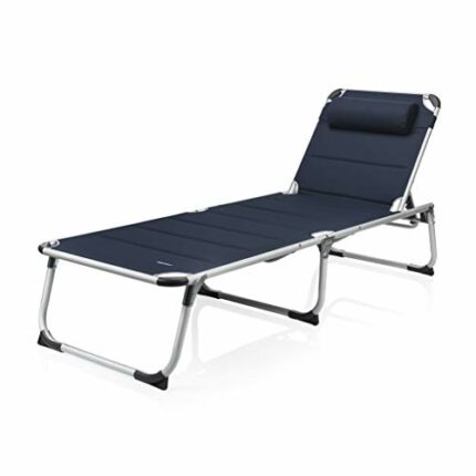 Campart Camping Padded Lounger with 5 Adjustable Positions