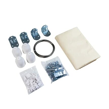 Windhager 10868 Tarp Cable Tensioning Technology Set 270 x 140 CM Cream