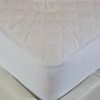 Cuddledown 100% Pure Cotton Quilted Mattress Protector - Anti-Allergy, Machine Washable (Cot Size 60x120cm)