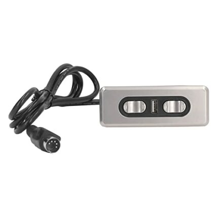 Recliner Hand Controller, Dual Motor 12V/29V Electric Sofa Controller 2 Button Recliner Lift Controller with USB Charging Port 5P Lift Chair Cont
