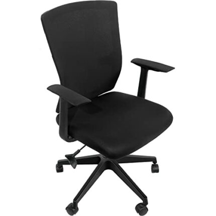 Tatuo Office Chair Seat Cover with Armrest and Backrest Cover, Stretchable Desk Chair Cover Elastic Universal Rotating Computer Chair Protector (