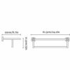 Vintage Double Layer Towel Bar Wall Mounted Towel Holder Rack Rail Stainless Steel Bathroom Accessories Towel Holder Retro Antique Shower Towel S