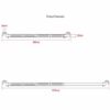 ALREMO HUANGXING - Car Telescopic Clothes Hanger Bar, Car Clothes Rod Bar, Heavy Duty Non Slip Rubber Clothes Bar for Travel, 89.5 151Cm,1Pcs