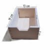 COLLECTOR Wooden World 5 Drawer Plain Wooden Storage Box Chest Cupboard Decoupage Solid Wood Jewellery Chest