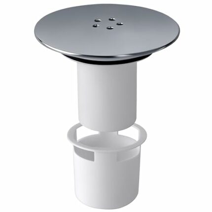 Shower Drain Cover, Plughole Replacement for 90mm/115mm Fast Flow Chrome Trap, Shower Tray, Waste Trap, Keep Shower Clog-Free Cover Cap Plug Hole