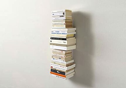 TEEbooks Book Shelf, Alloy Steel, White, A l'unité