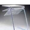 Chums | TV Table Valet Portable - Foldable, Full Adjustable For Eating, Reading, Working From Home And Crafts | White