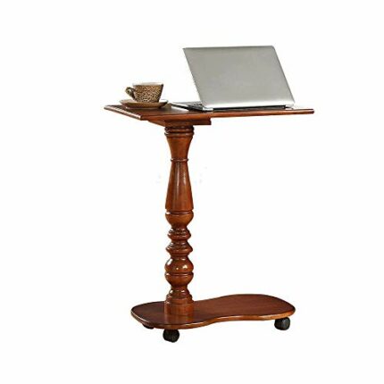 FRDTSG Solid Wood American Portable Laptop Table Lazy Bed Bedside Table European Sofa Small Coffee Table