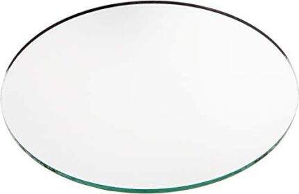 Plymor Round 3mm Non-Beveled Glass Mirror, 6 inch x 6 inch