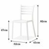WALNUT Creative Plastic Chair Dining Chairs for Dining Rooms Restaurant Furniture Living Room Kitchen Cafe Dining Chairs (Color : A)