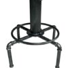 Topower Industrial Bar Table 31.5-41.3" Adjustable Pub Table Kitchen Dining Coffee Bistro Table