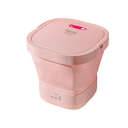 Hbao Portable Mini and Underwear Washing Machine Charging Folding Machine (Color : A, Size