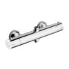 MORADO Thermostatic Shower Mixer Bar with Top Outlet 3/4" G and Bottom Outlet 1/2"G,Bar Mixer Shower,Round Shape,Brass, Chorme Finished, Wall-Mou