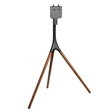 FOREST Studio Tripod Stand for Samsung QLED & The Frame TVs 2017-19 ″43-65″ Matte Black & Walnut Finish