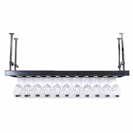 Ceiling Stylish Simplicity Industrial Retro Wine Glass Stylish Simplicity Wine Rack Creative Living Room Display Inverted High Glass Rack Bar Res