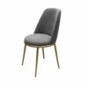 dining chair Kitchen Dining Room Furniture Chairs Simple Design Velvet Dining Chair With Backrest Sturdy Metal Legs For Office Lounge Dining Kitc