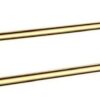 bathroom towel rack Gold Double Towel Bar Brass Towel Rails Heavy Duty Towel Holder Wall Mounted Towel Storage Rack for Bathroom, Kitchen, Hotel,