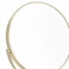 Amazon Basics Round Dressing Table Mirror, Tabletop Mount - 1X/5X Magnification, 7.2x4.92x11.81 Inch, Gold