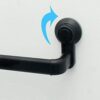 Bathroom, Wall Mounted Towel Rack, Adjustable Suction Cup Abs Material Towel Holder Towel Rail Bar for Bathroom Kitchen Single-Layer Minimalist/B
