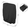 2 Pack Folding Reclining Chair Cover with Storage Bag & Drawstring, Heavy Duty Oxford Weatherproof Zero Gravity Chairs Cover Dustproof Anti-UV Su