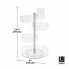 Umbra Cosmetic Org, Transparent/Nickel, Regular