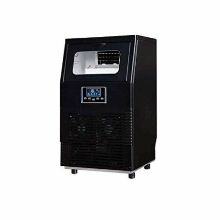 GFZHEE Portable Ice Maker Machine for Countertop - Makes 40 KG of Ice per 24 hours - Ice Cubes ready in 8 Minutes - Electric Ice Making Machine