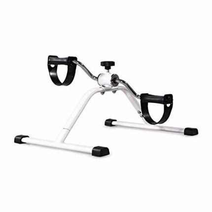 LUNEZY Household Mini Exercise Bike Indoor Cycling Pedal Exerciser Bike Portable Home Arm and Leg Pedal Exerciser Gym Fitness Cardio Cycle Traini