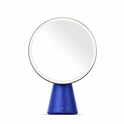 QUANJJ Blue Smart Voice Beauty Makeup Desktop LED Dressing