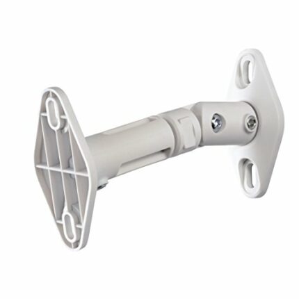 Hama 118681 Universal Tilting Wall Mount Bracket for Speaker - White (Pack of 2)