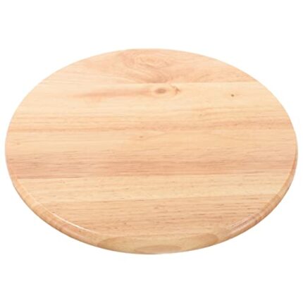 LIFKOME Wooden Bar Stool Seat Stool Seat Top Round Wood Seat Replacement for Metal Chairs Stool 29.5cm