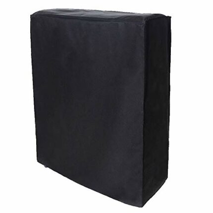 CHICIRIS Rollaway Bed Cover, Waterproof Folding Bed Storage Cover with Zipper, 40" L x 13" W x 41" H/33.5" L x 13" W x 42" H, Black(85 * 33 * 107