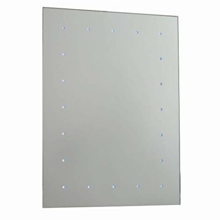 Betta Lighting Modern Bathroom Mirrors with LED Lights – IP44 Rated Light Up Led Portrait Mirror - Illuminated 60x45cm Wall-Mounted Vanity Mirror