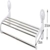 Towel Rack Wall-Mounted Towel Rail With Retractable,Suction Cup Hook,Simple And Easy To Install Bathroom Accessories