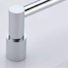 Bathroom Towel Bar Single Pole Bathroom Kitchen Wall Mounted Towel Rack Copper Chrome Size (490 * 71Mm) Metal Brass (Silver) Tower Hanger