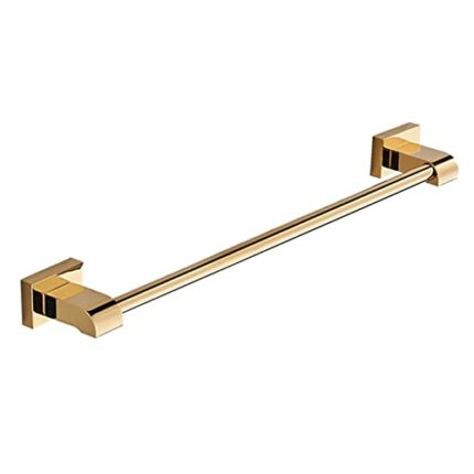 Towel Holder No Drilling Towel Rail Self Adhesive Towel Shelf Anti-Rust Wall Mounted all-copper For toilets,50cm