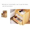 CZDYUF Multifunction storage cabinet night table, bedside table with 2 drawers