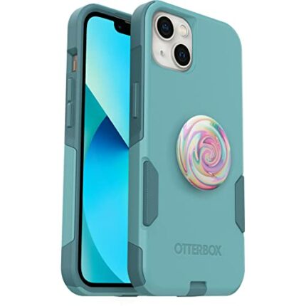 Bundle: COMMUTER IPHONE 13 ANT - (ROCK SKIP WAY) + PopSockets PopGrip - (JAWBREAKER GLOSS)