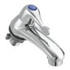VONATES Thicken and Lengthen Bathroom Sink Taps Lever Basin Taps Kitchen Tap Bathroom Sink Mixer Tap Chrome-Plated Copper Body Cold Water Kitchen