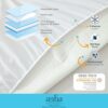 3D Air Cooling Waterproof Mattress Protector (Queen)