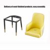 dining chair Kitchen Dining Room Furniture Chairs Living Room Armchair Modern High Back Padded Soft Seat Dining Chairs Water Proof PU Leather Cha