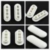 Toilet WC Seat Buffer Set Toilet Seat Bumper Noise Dampening Bumpers Gasket Toilet Seat Buffer Set Universal Toilet Bumper Replacement Cushioning