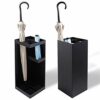 Umbrella Stands Umbrella Stand Home Office Decorative Drip Tray Metal Modern Design Black Storage Bucket Walking Stick Storage Bin Stand