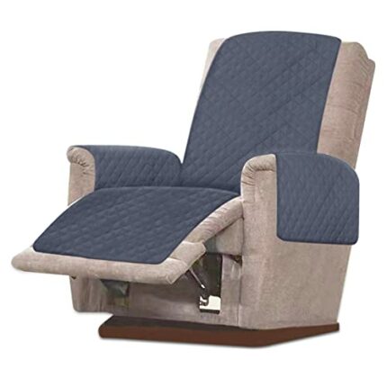 Dandelionsky Recliner Chair Cover, Waterproof Furniture Protector Slip, Nonslip Recliner Cover 1 Seater Chair Sofa Slipcover Armchair Furniture P