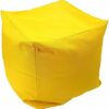 Artistic Fashionista* New Waterproof Square Cube Bean Bag Indoor Outdoor Garden Footstool Rest Seat Pouffe Ottoman Beanbag 40x40x40 cm (Purple)