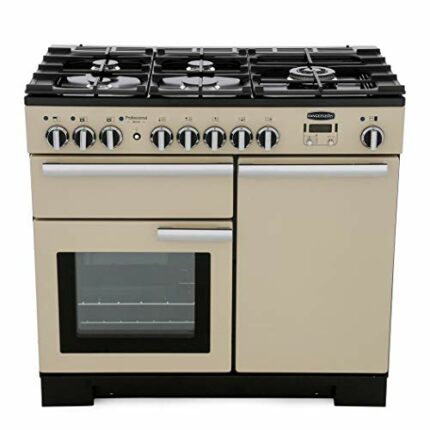 Rangemaster PDL100DFFCR/C Professional Deluxe Cream with Chrome Trim 100cm Dual Fuel Range Cooker