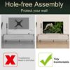 TV Base Stand for Hisense TV Stand, TV Stand Legs for Hisense A6 Series 43" 50" 55" 60" 65" TV, for 43A6G 50A6G 50A6GX3 55A6G 60A6G 65A6G, Replac